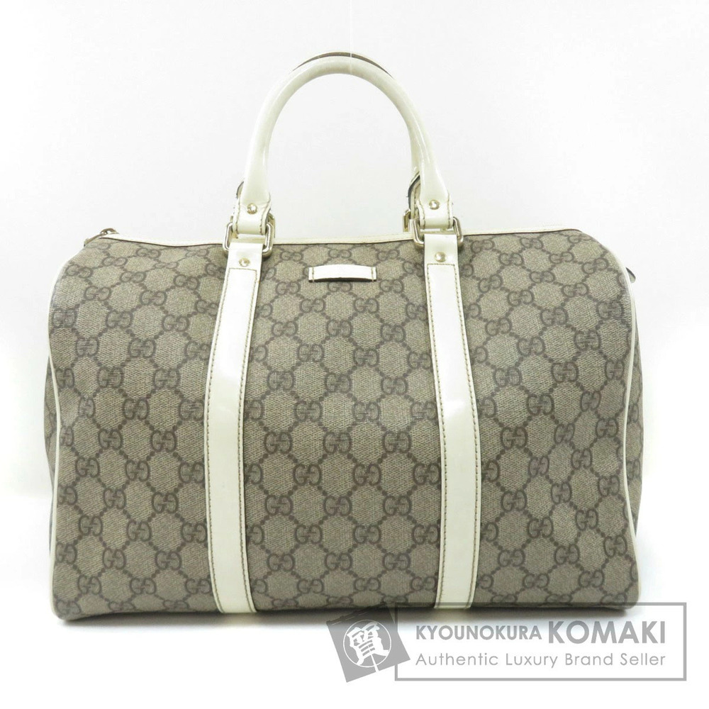 Gucci GG Supreme Joy Boston bag beige white